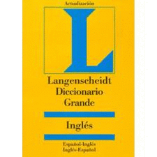 DICCIONARIO GRANDE INGLES-ESPA�OL / ESPA�OL-INGLES