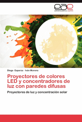 PROYECTORES DE COLORES LED Y CONCENTRADORES DE LUZ CON PAREDES DIFUSAS
