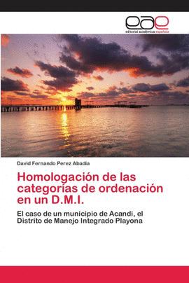 HOMOLOGACIN DE LAS CATEGORAS DE ORDENACIN EN UN D.M.I.