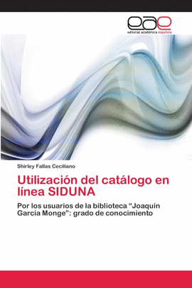 UTILIZACI�N DEL CAT�LOGO EN L�NEA SIDUNA