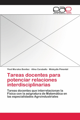 TAREAS DOCENTES PARA POTENCIAR RELACIONES INTERDISCIPLINARIAS