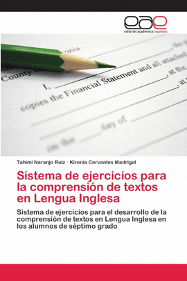 SISTEMA DE EJERCICIOS PARA LA COMPRENSI�N DE TEXTOS EN LENGUA INGLESA