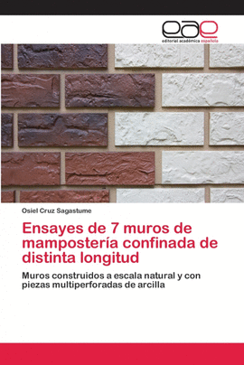 ENSAYES DE 7 MUROS DE MAMPOSTER�A CONFINADA DE DISTINTA LONGITUD