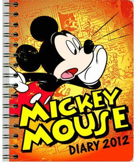 DISNEY MICKEY MOUSE RETRO DELUXE DIARIES 16.5X21.6