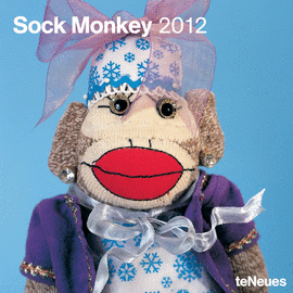 SOCK MONKEY CALEN 30X30    LIFESTYLE/ HUMOR/12