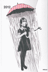 BANKSY  MAGNETO AGENDAS 16X22 /12