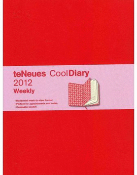 RED / ARGYLE ROSE  COOL DIARIES WEEKLY  18X24 /12