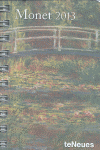CLAUDE MONET 8.8X13 /13 POCKET DELUXE DIARIES