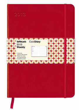 RED / ARGYLE RED 16X22 /13 COOL DIARIES WEEKLY
