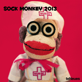 SOCK MONKEY 30X30 /13 GRID CALENDARS
