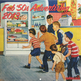 FAB 60'S ADVERTISING  30X30 /13 GRID CALENDARS