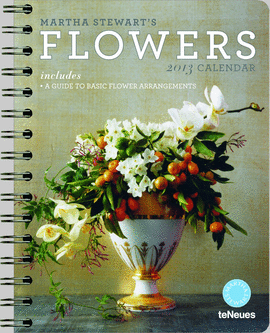 MARTHA STEWART FLOWERS 16.5X21.6 /13 DELUXE DIARIE