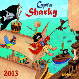 CAPT'N SHARKY   30X30 /13 GRID CALENDARS