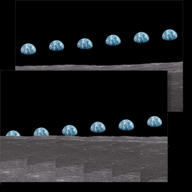 BUZZ ALDRIN APOLLO 11 EARTHRISE SEQUENCE