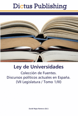 LEY DE UNIVERSIDADES