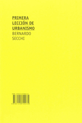 PRIMERA LECCI�N DE URBANISMO