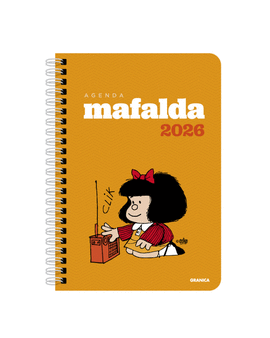 MAFALDA 2026, ANILLADA MDULOS NARANJA