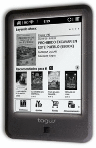 TAGUSLUX TAGUS LECTOR DE EBOOKS LIBROS DIGITALES