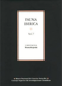 FAUNA IBRICA. VOL. 7. CRUSTACEA: BRANCHIOPODA