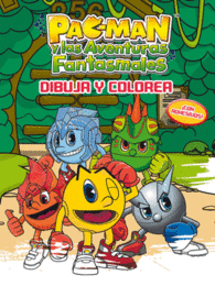 PAC-MAN. DIBUJA Y COLOREA