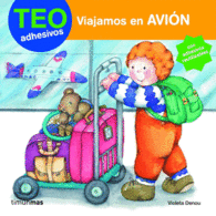 VIAJAMOS EN AVION TEO ADHESIVOS