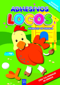 ANIMALES DE GRANJA ADHESIVOS LOCOS