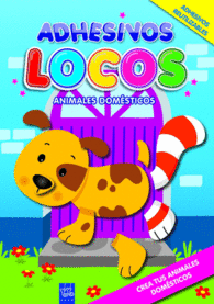 ANIMALES DOMESTICOS LIBRO CON ADHES