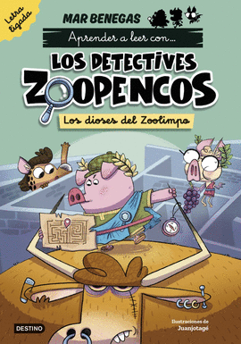 APRENDER A LEER CON... LOS DETECTIVES ZOOPENCOS LETRA LIGADA 2. LOS DIOSES DEL Z