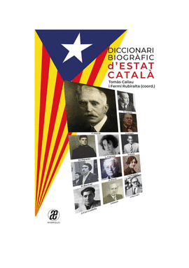 DICCIONARI BIOGR�FIC D'ESTAT CATAL�