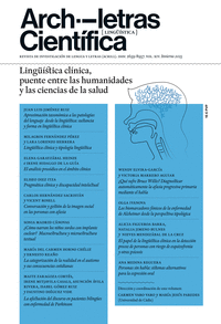 LING��STICA CL�NICA, PUENTE ENTRE LAS HUMANIDADES Y LAS CIENCIAS DE LA SALUD