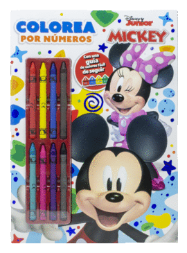 MICKEY. COLOREA POR NMEROS CON CERAS