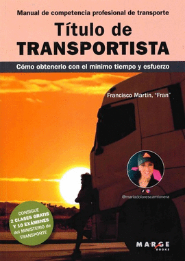 TITULO DE TRANSPORTISTA:MANUAL COMPETENCIA PROFESIONAL