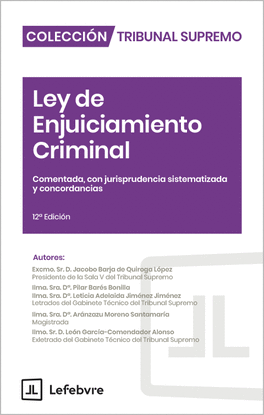 LEY DE ENJUICIAMIENTO CRIMINAL 12ED