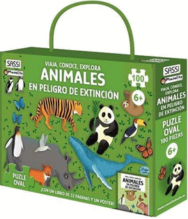 ANIMALES EN PELIGRO DE EXTINCION PUZLE 100