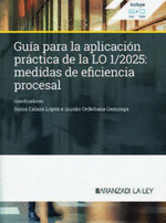 GUIA PARA LA APLICACION PRACTICA DE LA LO 1;2025: MEDIDAS DE EFICIENCIA PROCESAL