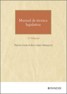 MANUAL DE T�CNICA LEGISLATIVA