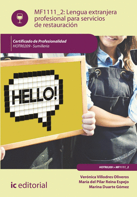 LENGUA EXTRANJERA PROFESIONAL PARA SERVICIOS DE RESTAURACI�N. HOTR0209 - SUMILLE