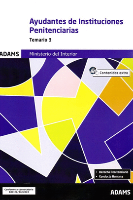 AYUDANTES DE INSTITUCIONES PENITENCIARIAS - TEMARIO 3