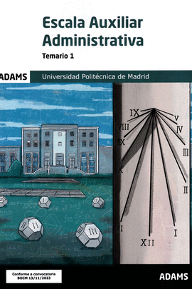 ESCALA AUXILIAR ADMINISTRATIVA - TEMARIO 1