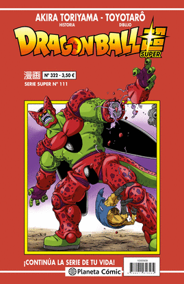 DRAGON BALL SERIE ROJA N 322