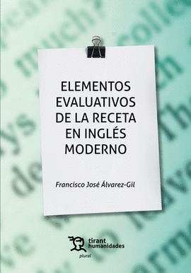 ELEMENTOS EVALUATIVOS DE RECETA EN INGLES MODERNO
