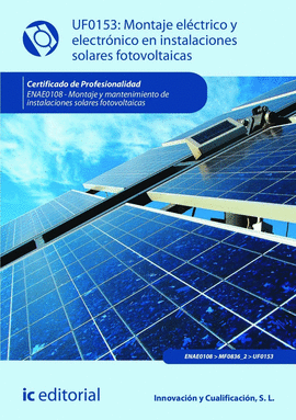MONTAJE ELECTRICO Y ELECTRONICO INST.SOLARES FOTOVOLTAICAS