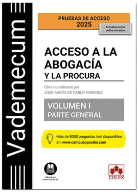 I.VADEMECUM ACCESO ABOGACIA:PARTE GENERAL
