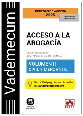 II.VADEMECUM ACCESO ABOGACIA:CIVIL Y MERCANTIL