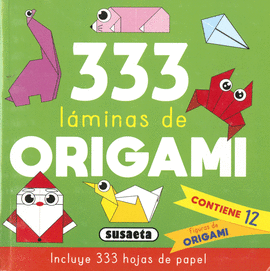 333 L�MINAS DE ORIGAMI VERDE