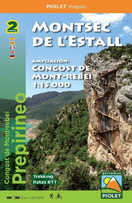 MONTSEC DE L'ESTALL. CONGOST DE MONT-REBEI 1:20.000