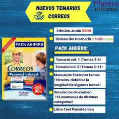 PERSONAL LABORAL DE CORREOS. PACK AHORRO