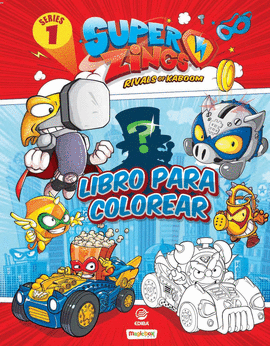 LIBRO PARA COLOREAR SUPERTHINGS SERIES 1 - ESPA�A