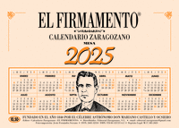 CALENDARIO MESA ZARAGOZANO 2025
