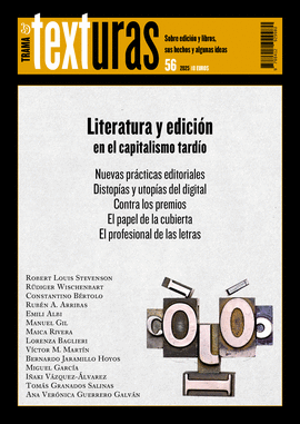 TEXTURAS 56: LITERATURA Y EDICIN EN EL CAPITALISMO TARDO